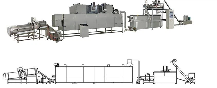 Tekstūruotų sojų baltymų mašina